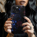 Dark Roses Gothic Floral Phone Case: Dark Academia Style iPhone Galaxy Pixel