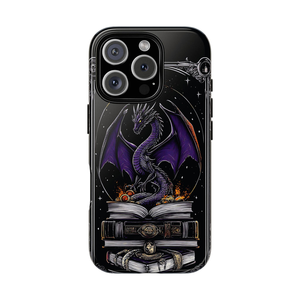 Dragon Treasure Hoard Phone Case: Bookish Medieval Fantasy Book Lover Gift iPhone Galaxy pixel