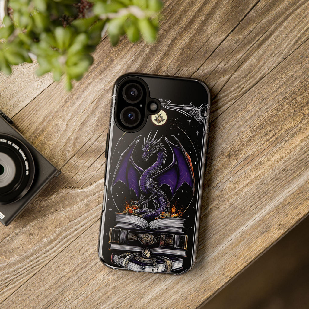 Dragon Treasure Hoard Phone Case: Bookish Medieval Fantasy Book Lover Gift iPhone Galaxy pixel