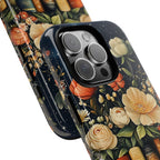 Celestial Floral Bookshelf Phone Case: Book Lover Gift iPhone Galaxy Pixel  Librarians