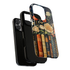 Celestial Floral Bookshelf Phone Case: Book Lover Gift iPhone Galaxy Pixel  Librarians