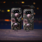 Gothic Floral Phone Case: Dark Academia Victorian Style iPhone Galaxy Pixel