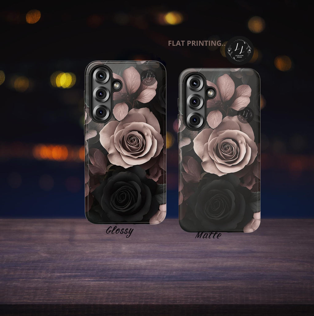 Gothic Rose Phone Case: Dark Floral Victorian Style  iPhone Galaxy Pixel