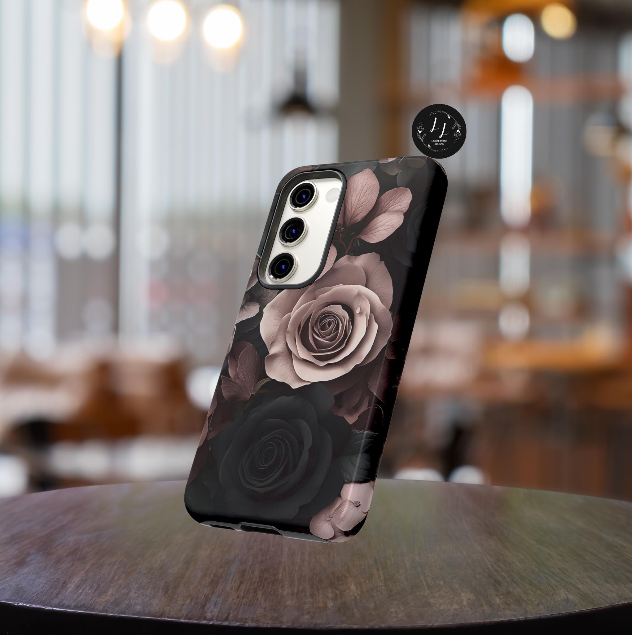 Gothic Rose Phone Case: Dark Floral Victorian Style  iPhone Galaxy Pixel