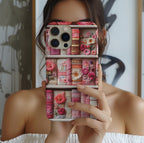 Pink Floral Bookish Phone Case:  Faux Embroidered Flowers Books Pixel Samsung iPhone Book Lovers
