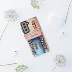 Pink Bookstore Phone Case: Whimsical Book Lover Gift Library Samsung Galaxy, Google Pixel Case,
