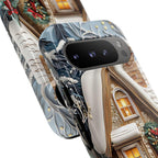 Christmas Town Phone Case: Holiday Village Winter Wonderland   iPhone Pixel Samsung Galaxy, Holiday Cover