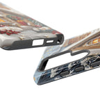 Christmas Town Phone Case: Holiday Village Winter Wonderland   iPhone Pixel Samsung Galaxy, Holiday Cover