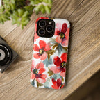 Watercolor Floral Phone Case: Botanical Protective Cover iPhone Galaxy Pixel