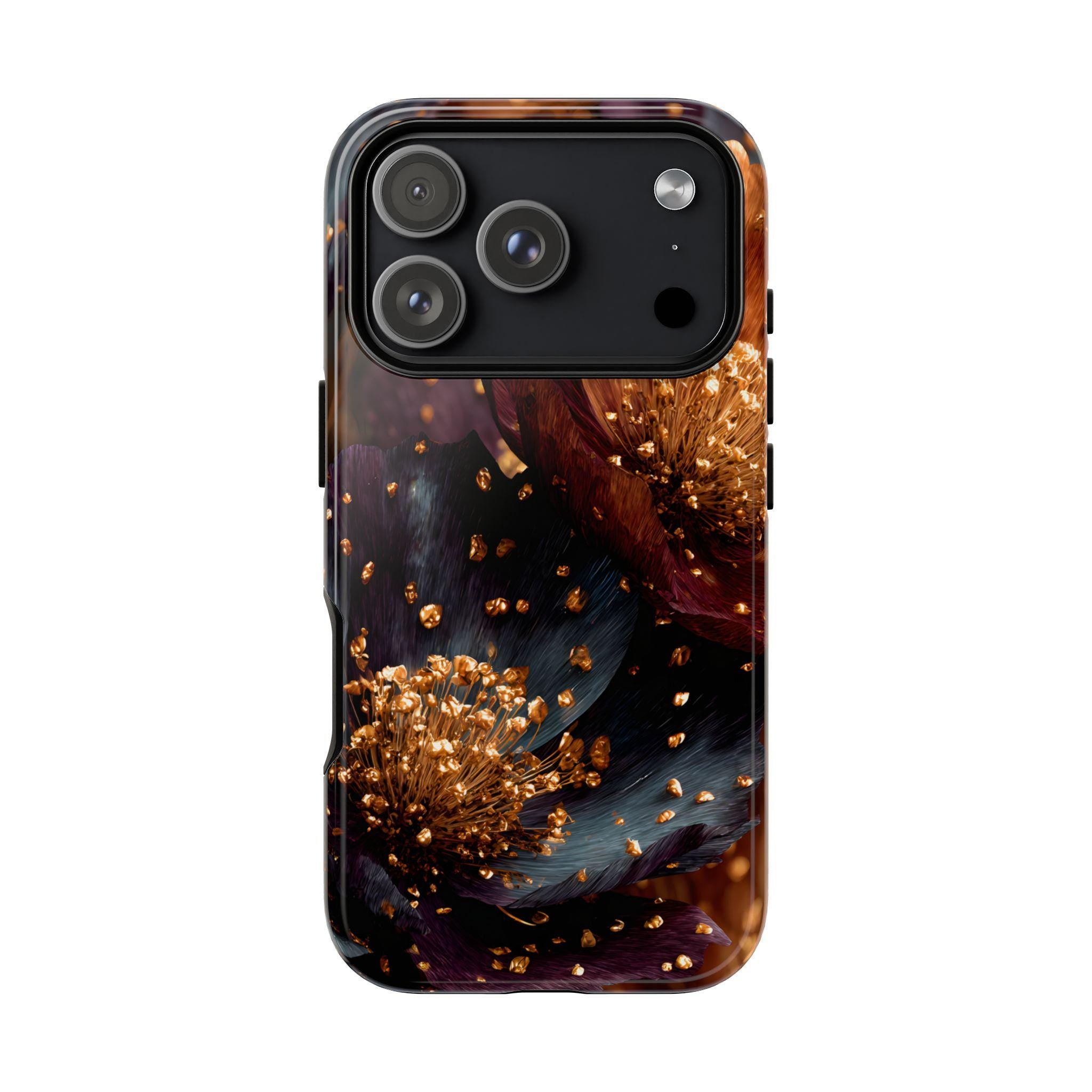 Gothic Floral Phone Case: Dark Boho Flower Cover iPhone Galaxy Pixel