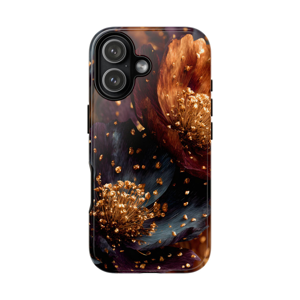 Gothic Floral Phone Case: Dark Boho Flower Cover iPhone Galaxy Pixel