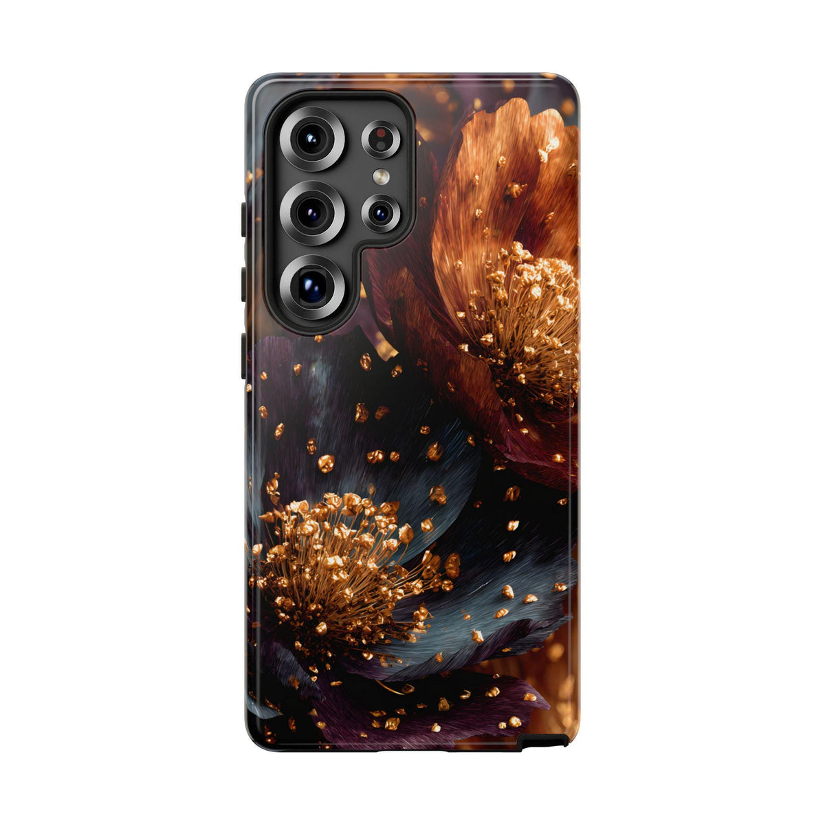 Gothic Floral Phone Case: Dark Boho Flower Cover iPhone Galaxy Pixel