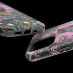 Gothic Raven Bookshelf iPhone Case: Dark Academia Book Lover,  Bookish MagSafe Compatible