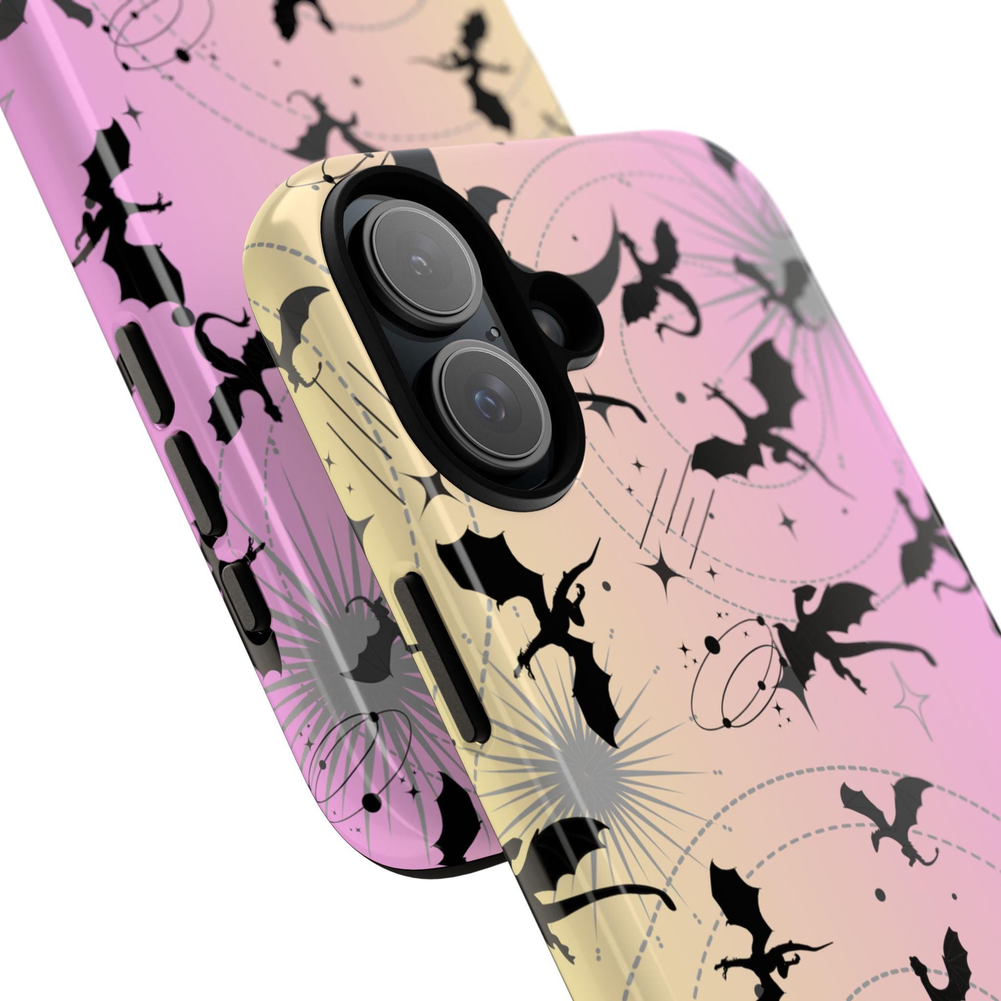 Fantasy Dragon Phone Case: Celestial Book Lover Gift  iPhone Galaxy Pixel