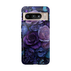 Purple Floral iPhone Case: Victorian Boho Butterfly Phone Cover iPhone Galaxy Pixel Gift Her