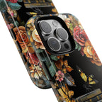 Boho Faux Stained Glass Bookish Phone Case, Bookshelf  Gift, Bookworm  iPhone Galaxy Pixel