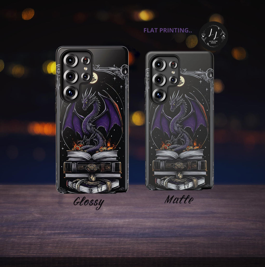 Dragon Treasure Hoard Phone Case: Bookish Medieval Fantasy Book Lover Gift iPhone Galaxy pixel