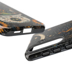 Celestial Cauldron Phone Case Witch Floral Design, Spooky Halloween Magic iPhone Pixel Galaxy  Cover