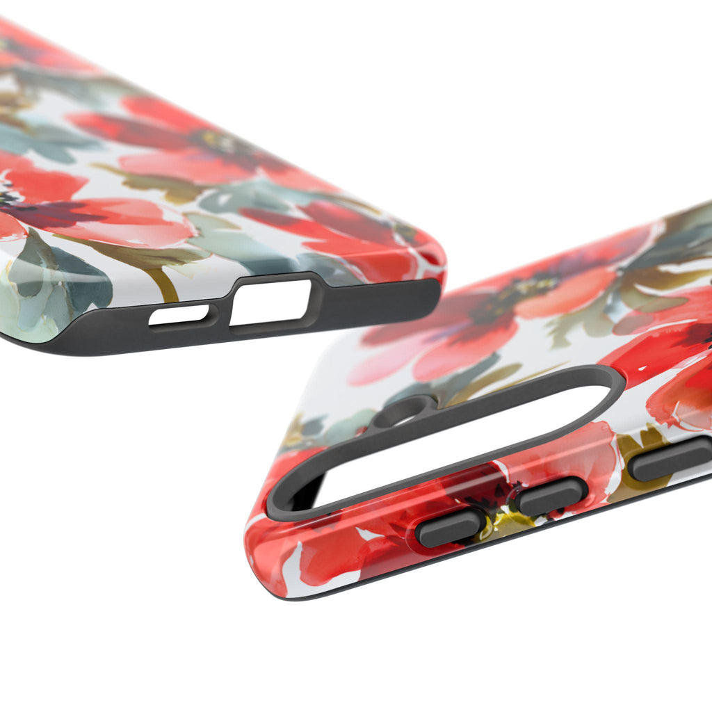Watercolor Floral Phone Case: Botanical Protective Cover iPhone Galaxy Pixel