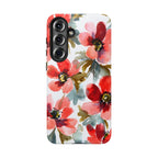 Watercolor Floral Phone Case: Botanical Protective Cover iPhone Galaxy Pixel