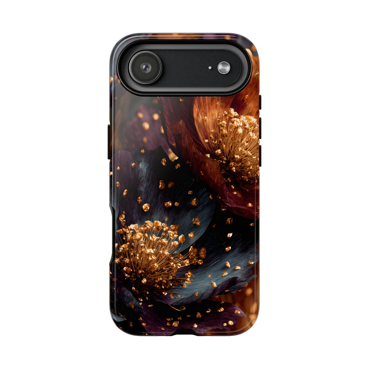 Gothic Floral Phone Case: Dark Boho Flower Cover iPhone Galaxy Pixel