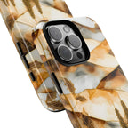 Christmas Phone Case-Stained Glass Poinsettia Design Boho Floral Holiday iPhone Galaxy Pixel Cover, Winter