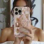 Gingerbread Nutcracker Christmas Phone Case: Pink Holiday Design iPhone Galaxy Pixel
