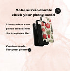 Retro Christmas Collage Phone Case, Gingerbread Town Holiday Cover   Festive Xmas iPhone Galaxy Pixel