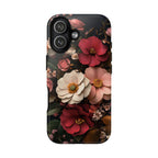 Victorian Floral Phone Case, Dark Gothic Flowers, iPhone Galaxy Pixel