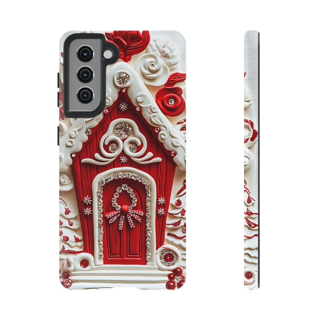 Gingerbread Christmas Phone Case: Winter Holiday iPhone Galaxy Pixel