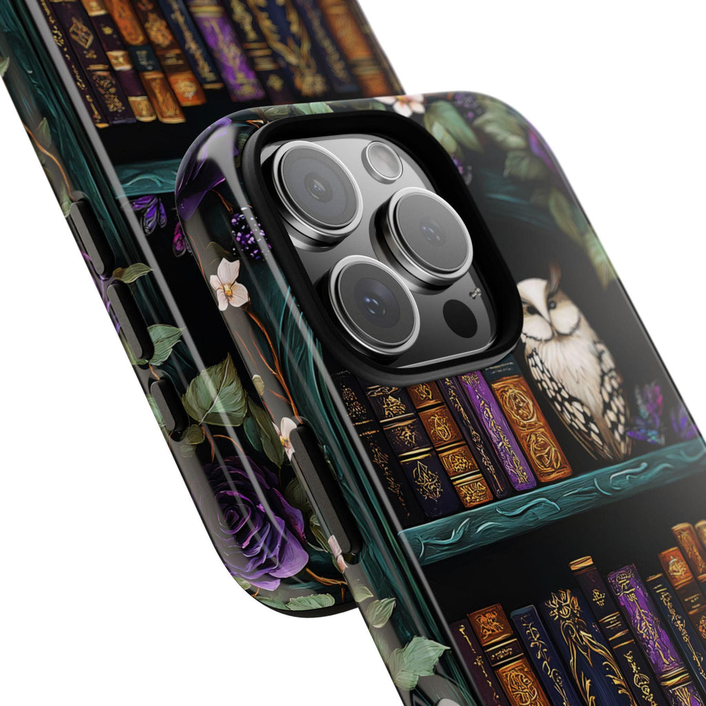 Bookish Phone Case, Book floral Dark Academia Gift for Book Lovers, iPhone Galaxy Pixel