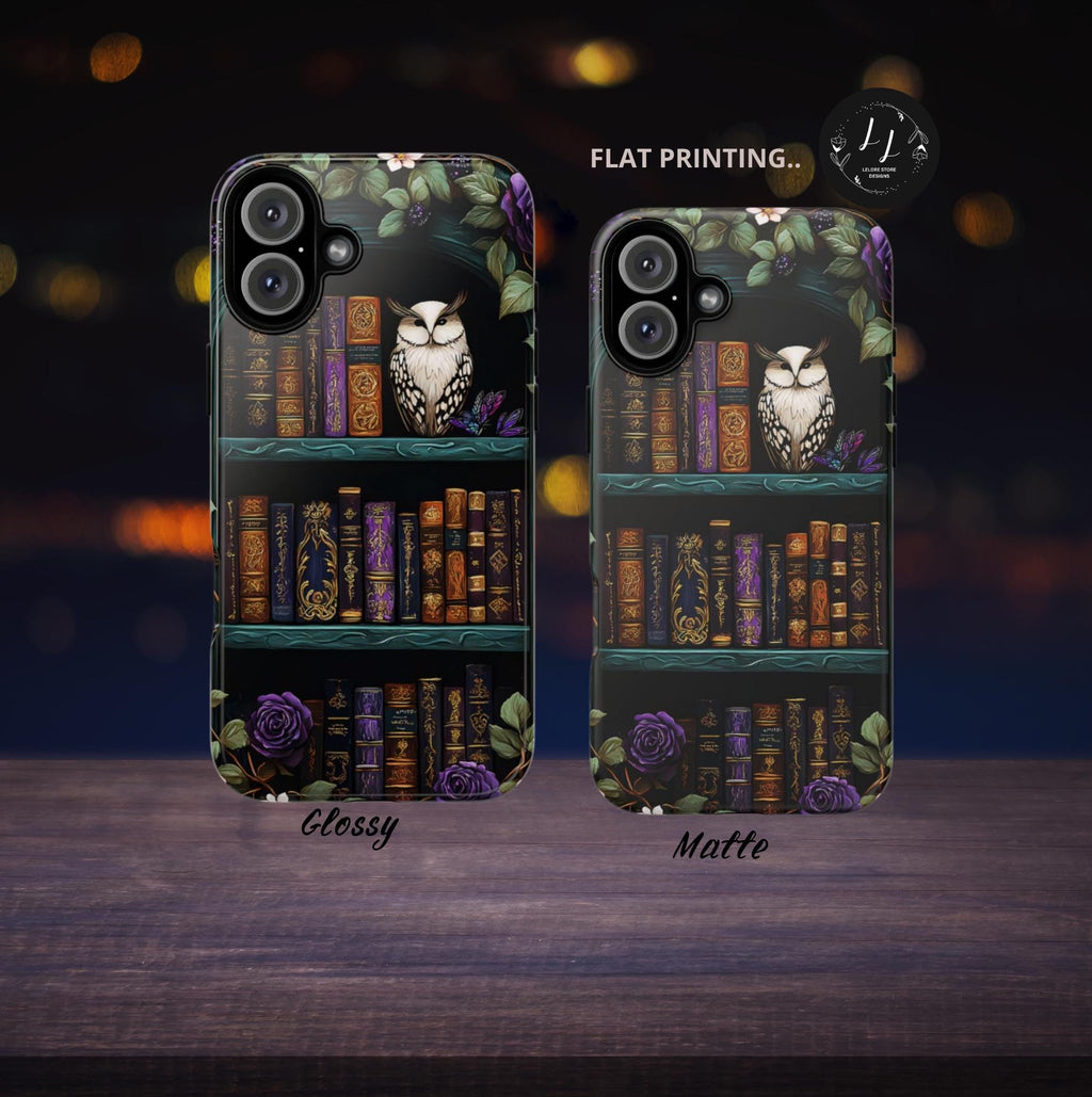 Bookish Phone Case, Book floral Dark Academia Gift for Book Lovers, iPhone Galaxy Pixel