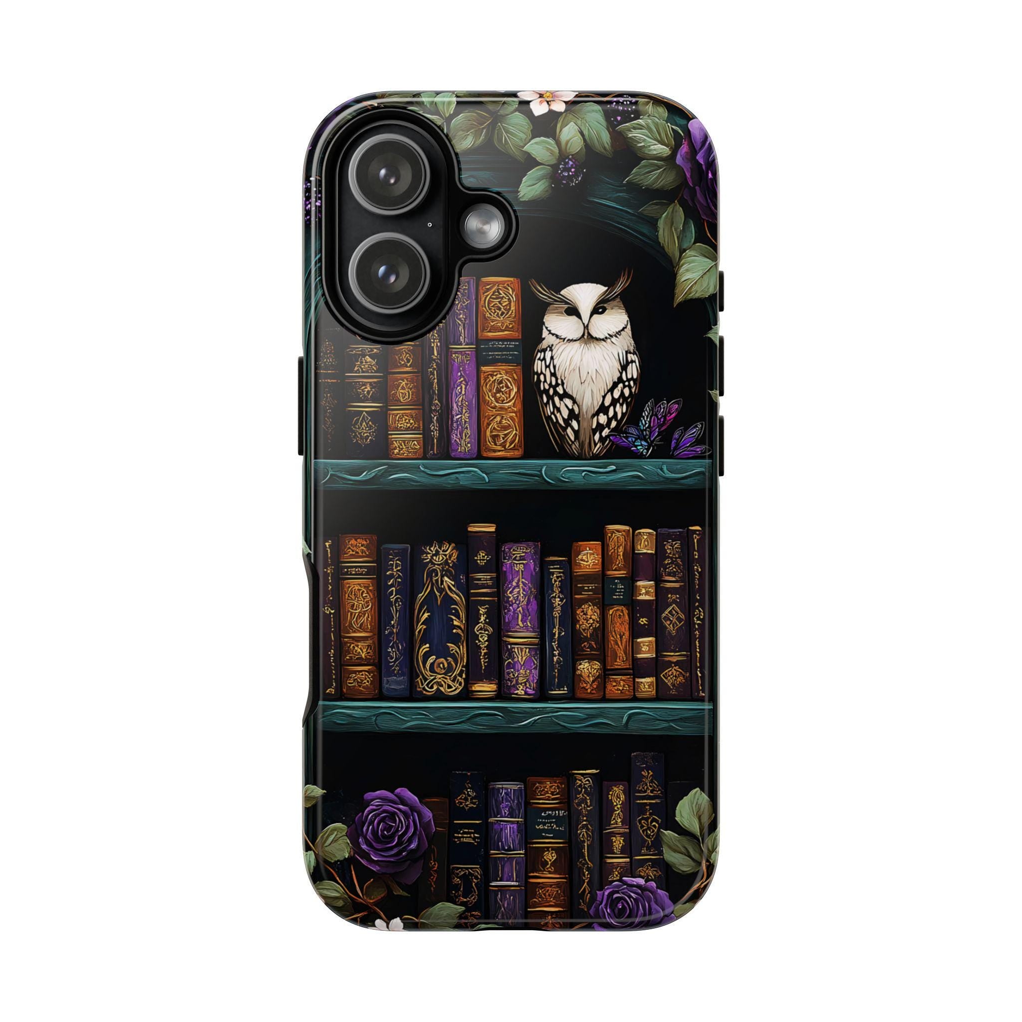Bookish Phone Case, Book floral Dark Academia Gift for Book Lovers, iPhone Galaxy Pixel