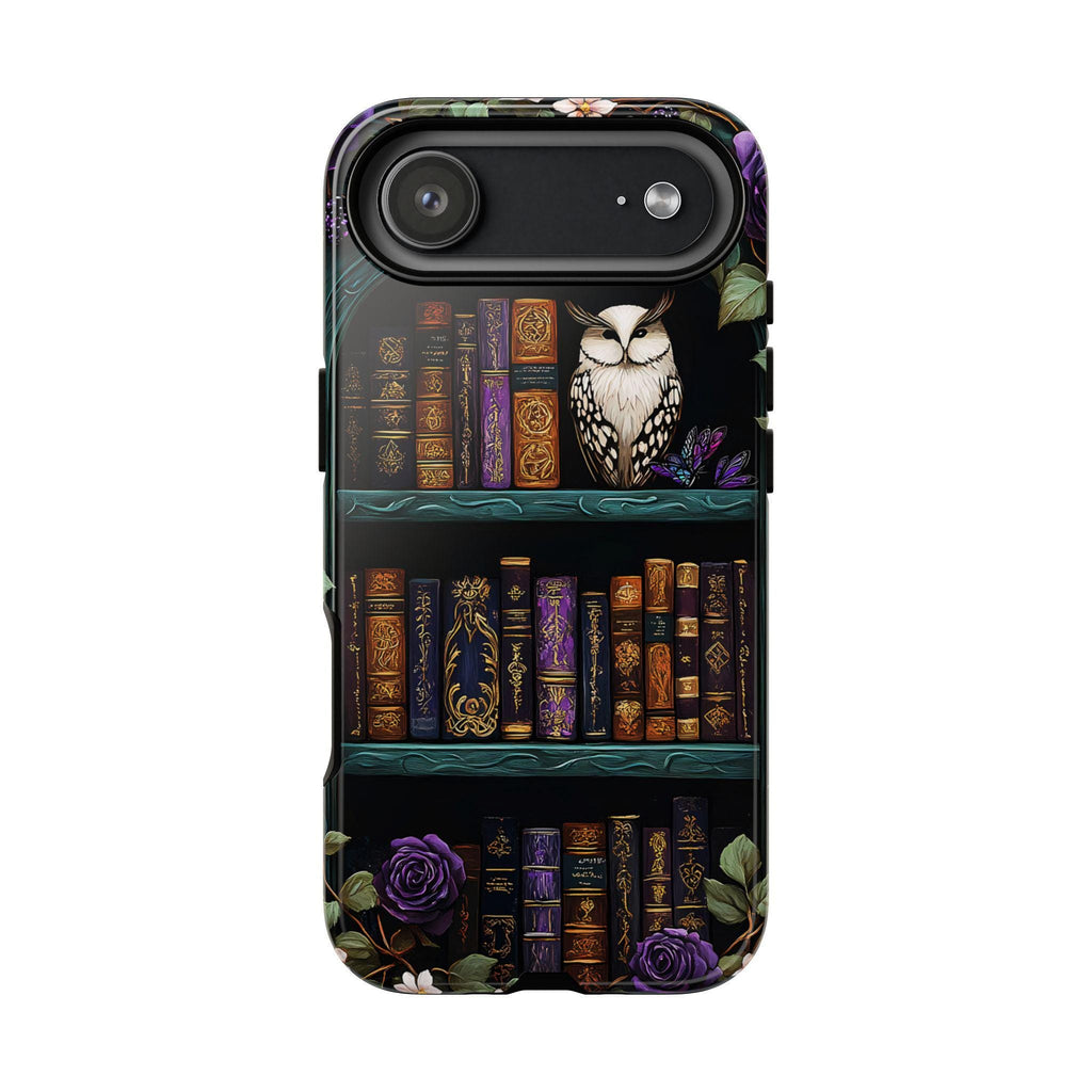 Bookish Phone Case, Book floral Dark Academia Gift for Book Lovers, iPhone Galaxy Pixel
