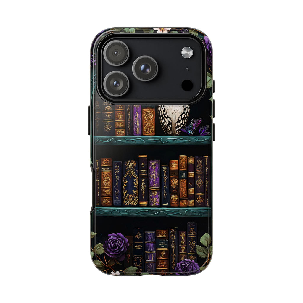Bookish Phone Case, Book floral Dark Academia Gift for Book Lovers, iPhone Galaxy Pixel