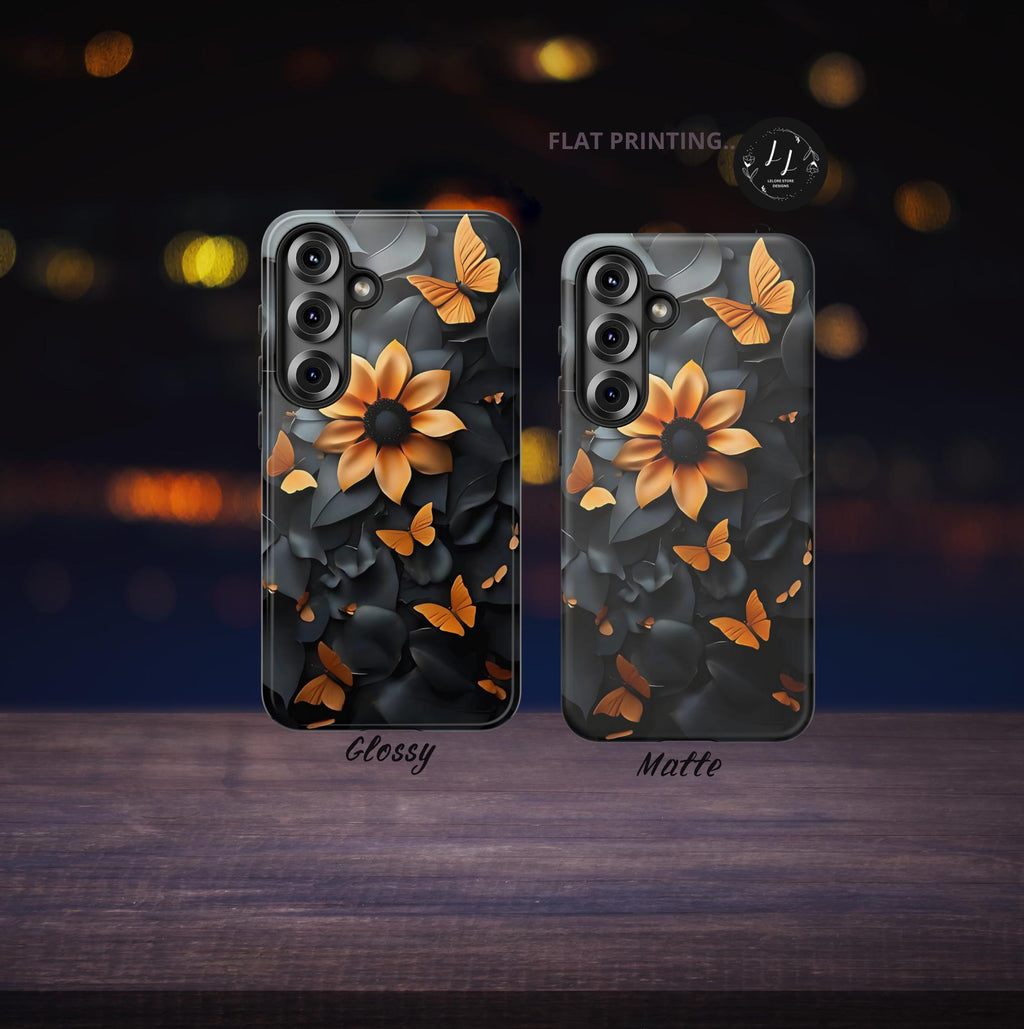 Floral phone case, celestial sunflower cover boho iPhone Galaxy Pixel