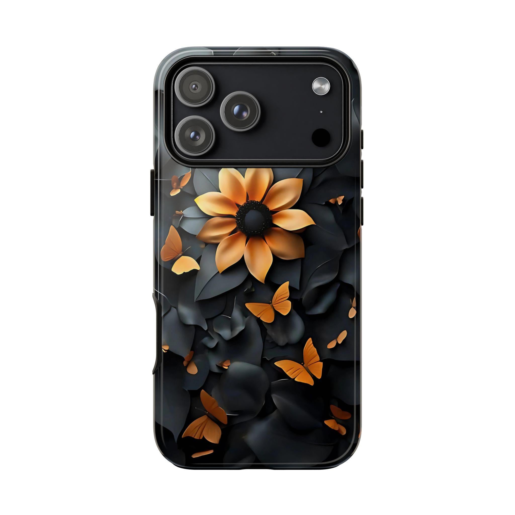 Floral phone case, celestial sunflower cover boho iPhone Galaxy Pixel