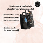 Magnetic Dragon Bookshelf iPhone Case: Fantasy Library Design Mythical Gift