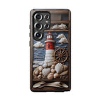 Nautical Lighthouse Phone Case, Coastal Beach iPhone Galaxy Pixel 9 Summer Gift