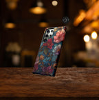 Wildflower Mosaic Phone Case Faux Stained Glass  Floral  iPhone Samsung Galaxy Pixel