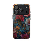 Wildflower Mosaic Phone Case Faux Stained Glass  Floral  iPhone Samsung Galaxy Pixel