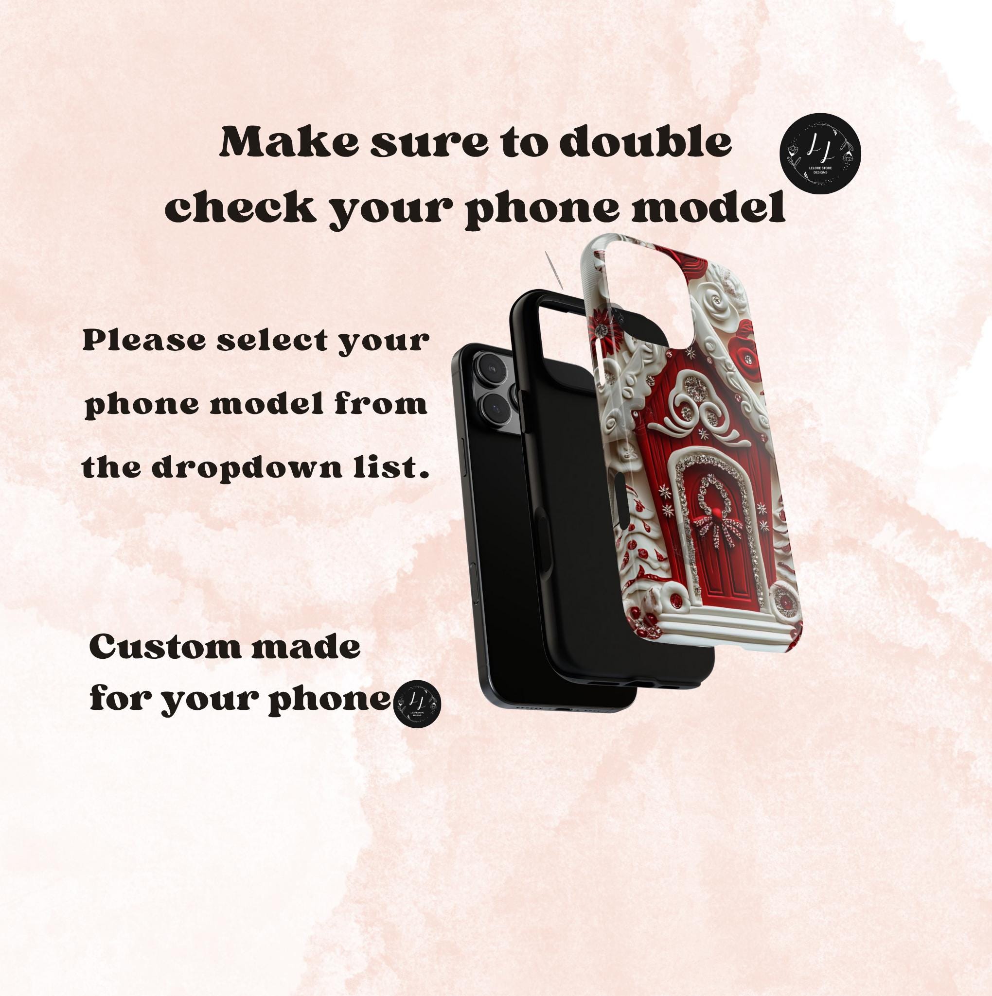 Gingerbread Christmas Phone Case: Winter Holiday iPhone Galaxy Pixel