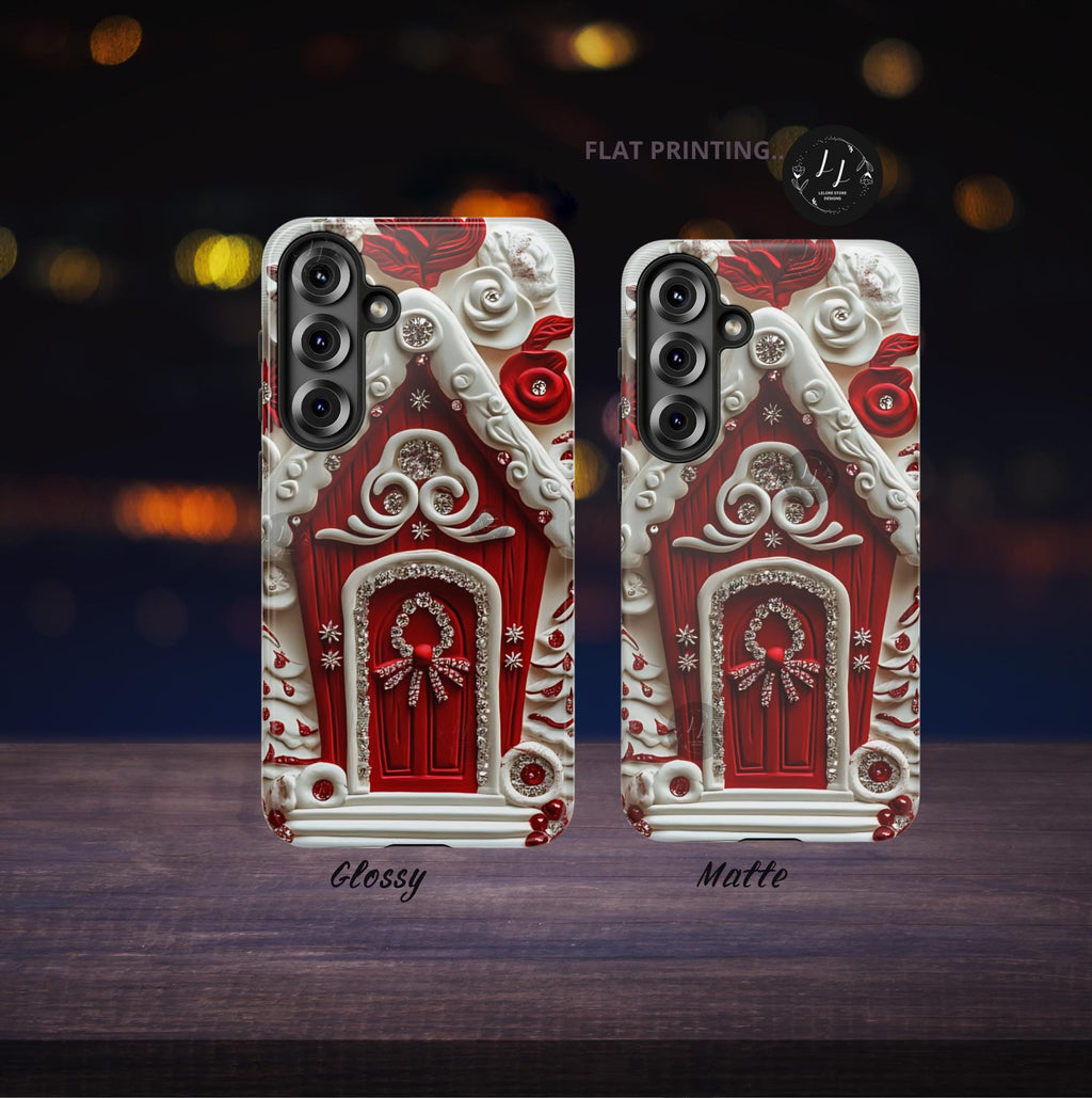 Gingerbread Christmas Phone Case: Winter Holiday iPhone Galaxy Pixel