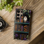 Bookish Phone Case, Book floral Dark Academia Gift for Book Lovers, iPhone Galaxy Pixel