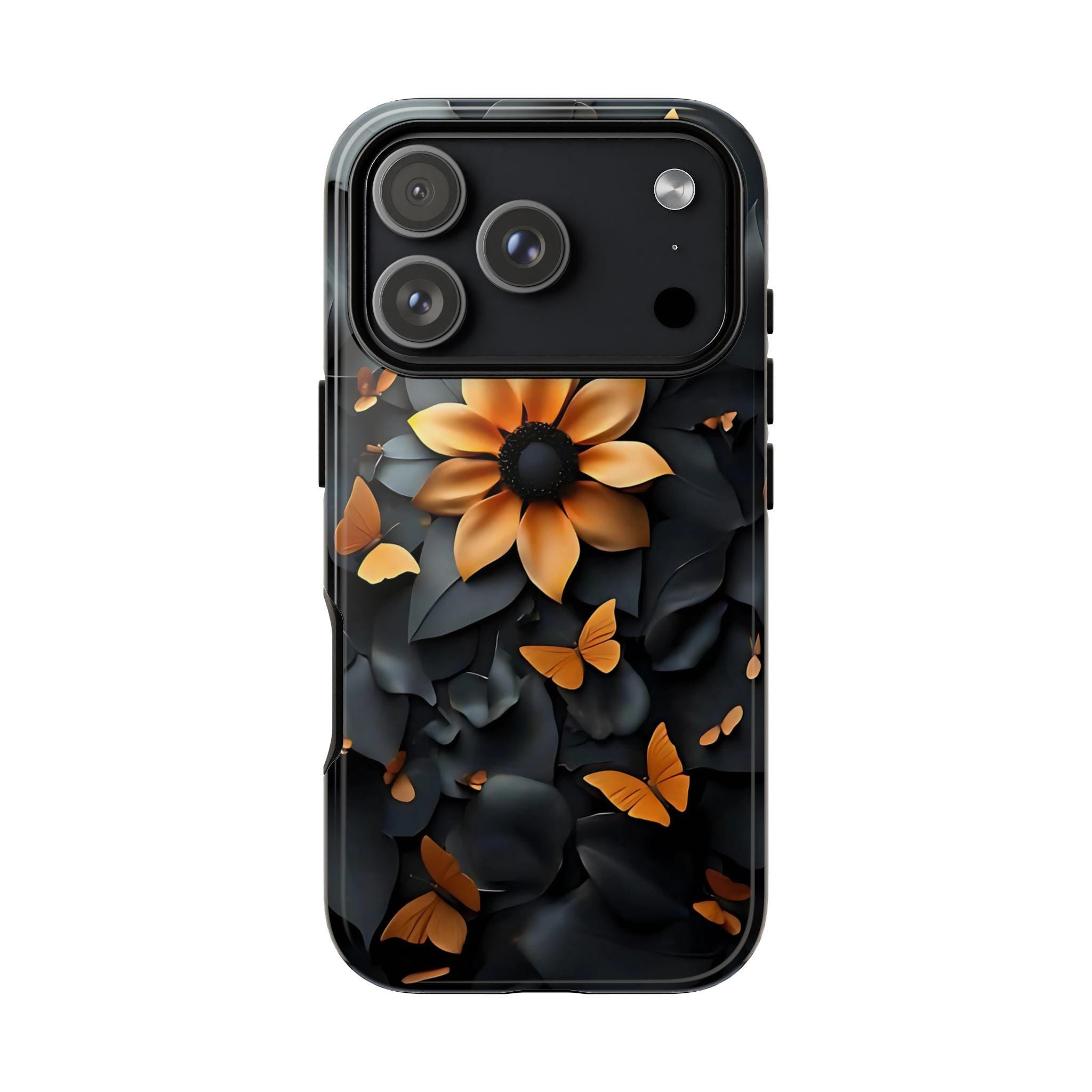 Floral phone case, celestial sunflower cover boho iPhone Galaxy Pixel