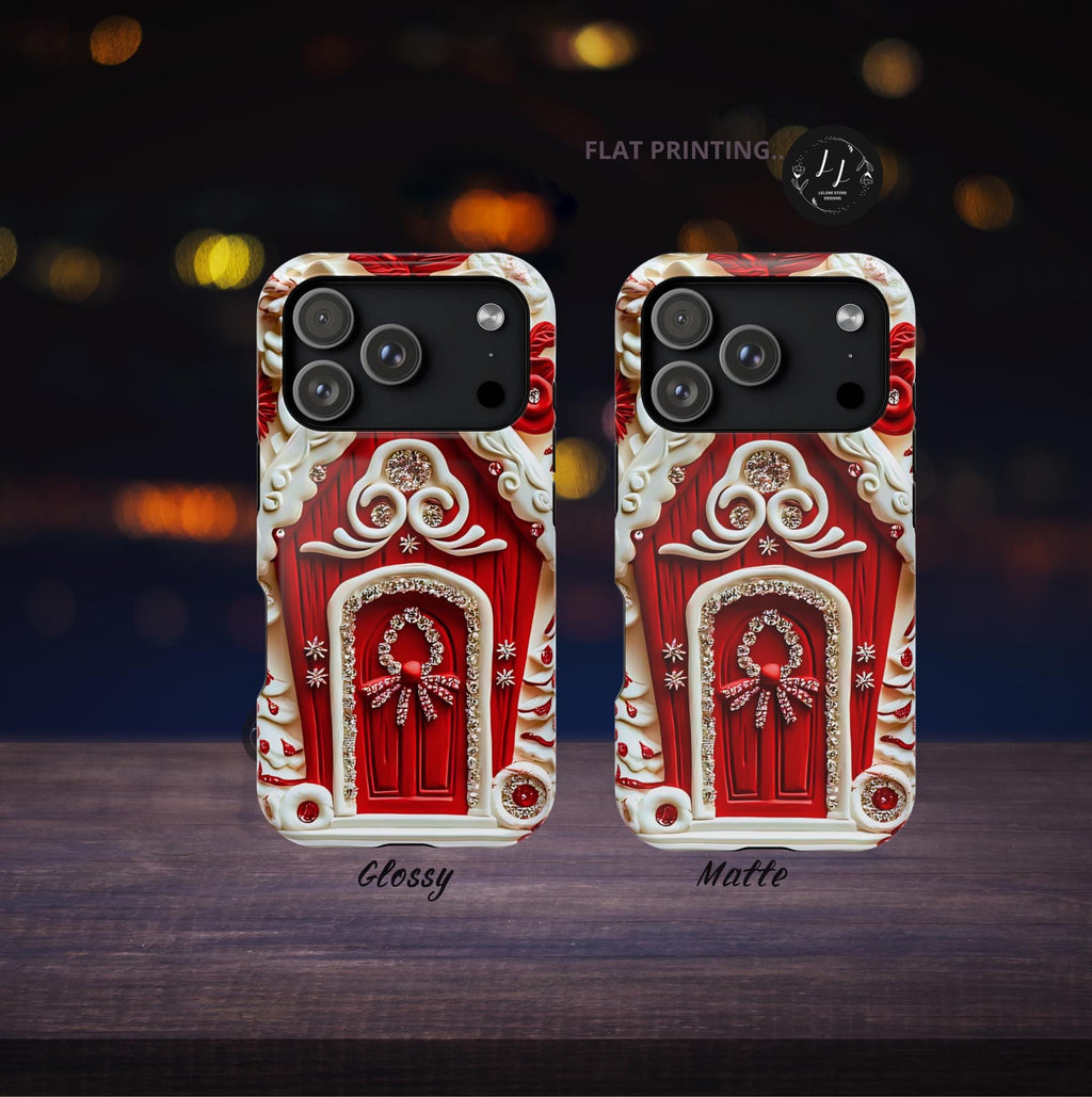 Gingerbread Christmas Phone Case iPhone Holiday Gingerbread MagSafe Compatible Winter Protective