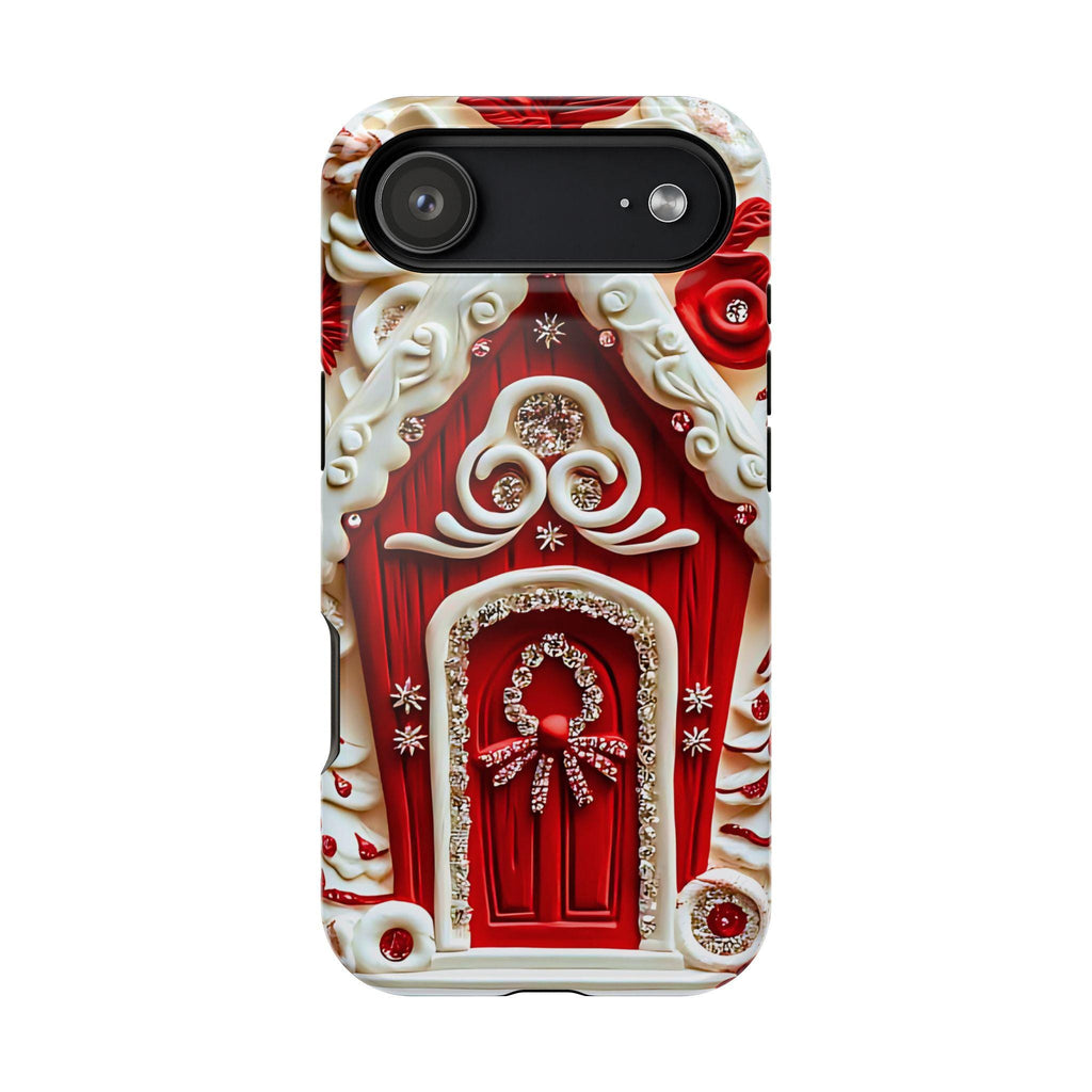 Gingerbread Christmas Phone Case iPhone Holiday Gingerbread MagSafe Compatible Winter Protective