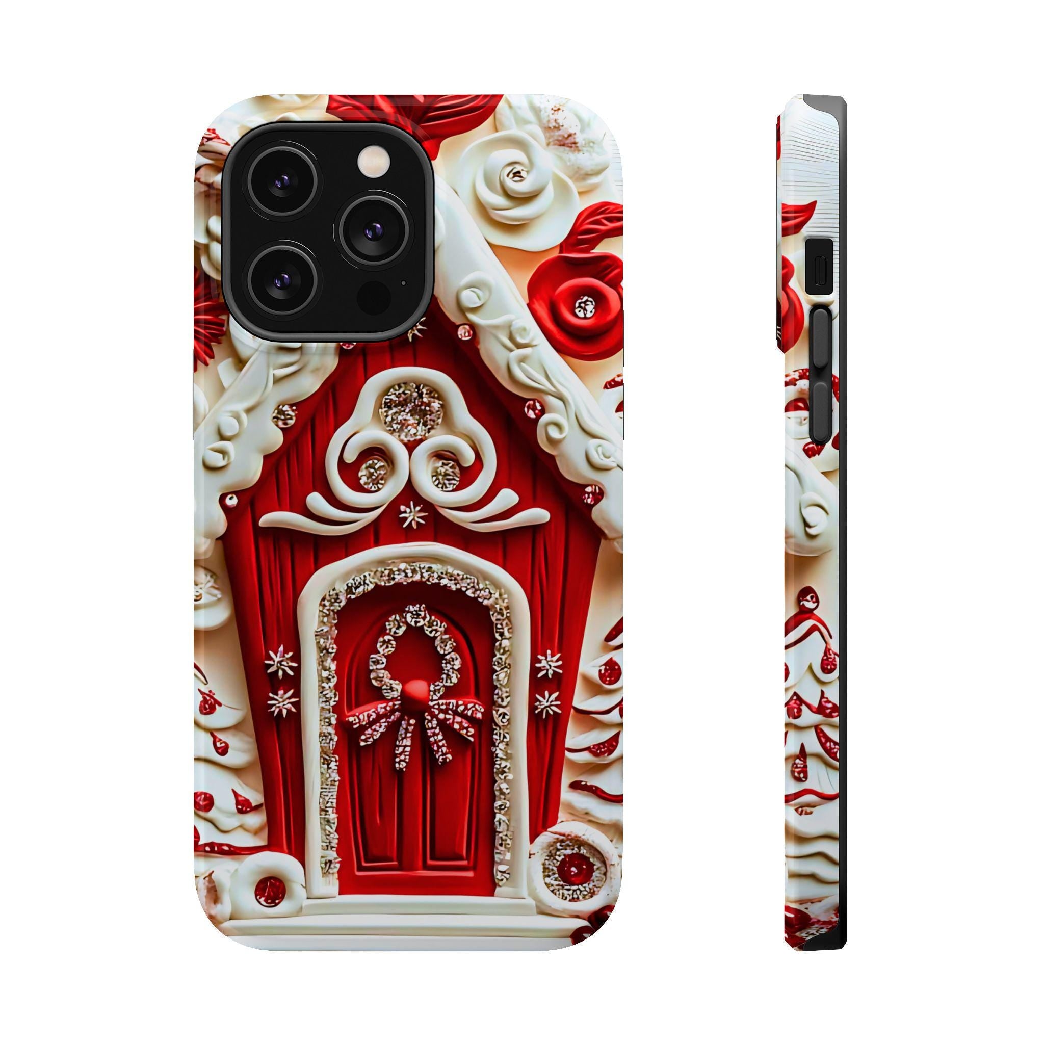 Gingerbread Christmas Phone Case iPhone Holiday Gingerbread MagSafe Compatible Winter Protective