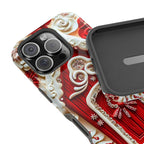 Gingerbread Christmas Phone Case iPhone Holiday Gingerbread MagSafe Compatible Winter Protective