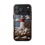 Nautical Lighthouse Phone Case, Coastal Beach iPhone Galaxy Pixel 9 Summer Gift